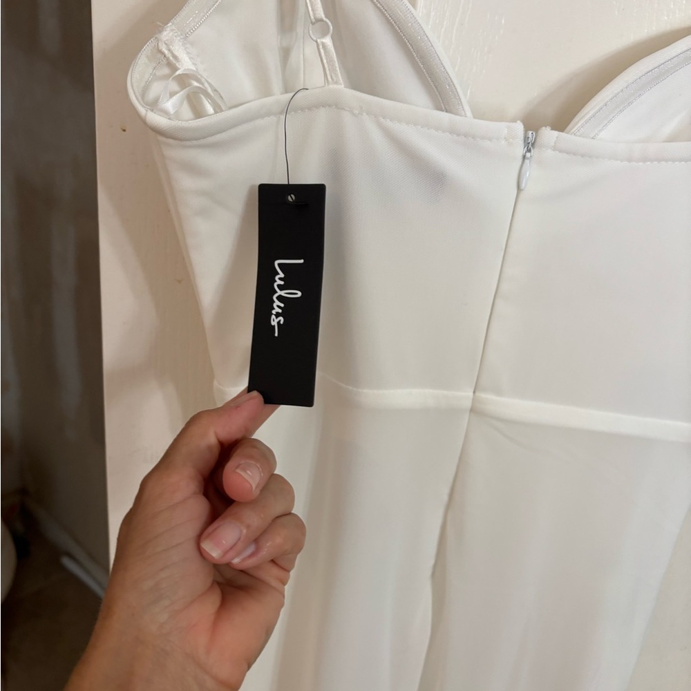 Lulus Elegant White Strapless Dress - Picture 6 of 10